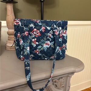Vera Bradley Navy Floral Tote